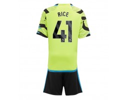 Arsenal Declan Rice #41 Udebanesæt Børn 2023-24 Kort ærmer (+ korte bukser)